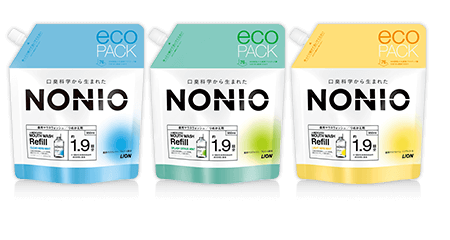 マウスウォッシュ つめかえ用 eco PACK 製品詳細ページ